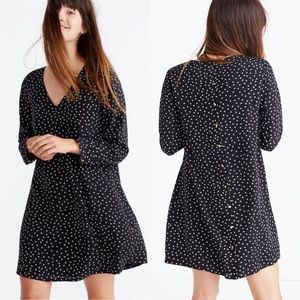 Madewell Silk Star Shift Dress XS